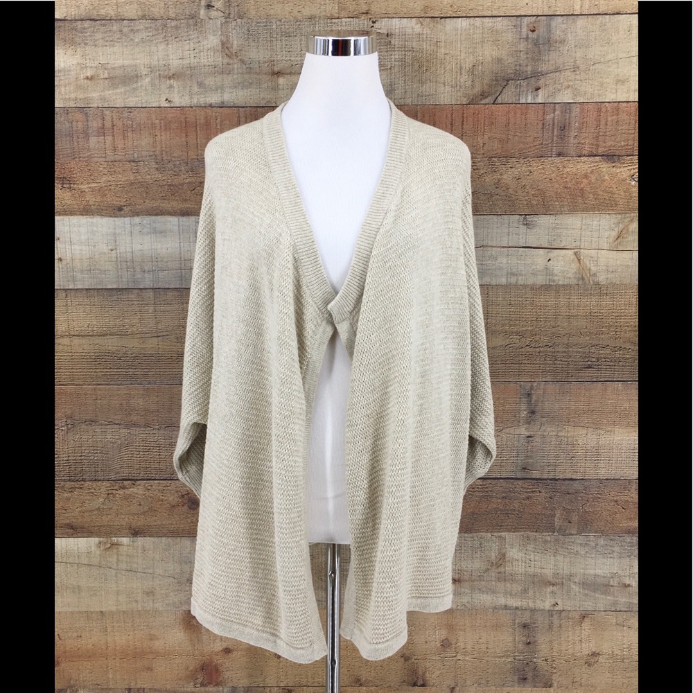 Madewell‎ Cardigan OpenFront Ribbed Waterfall Drape